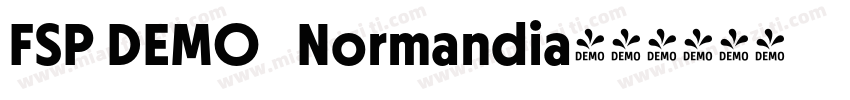 FSP DEMO   Normandia字体转换
